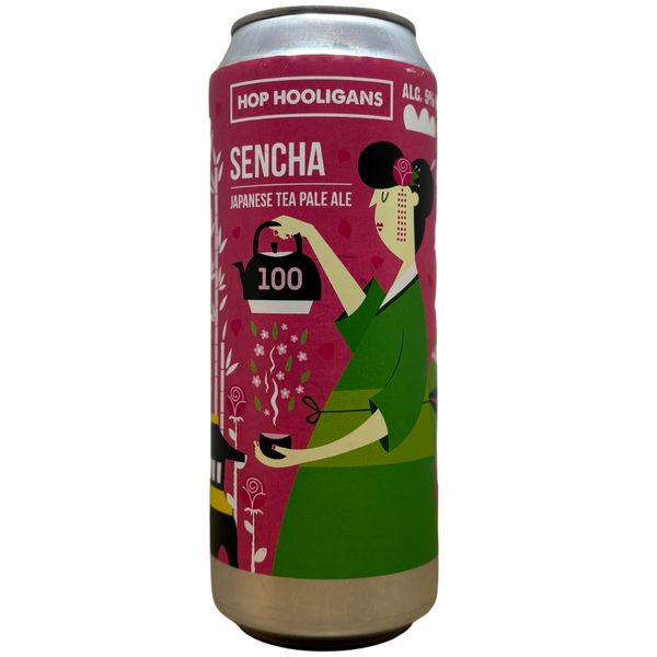 Hop Hooligans - Sencha 100 – pale ale van Hop Hooligans, 50 cl