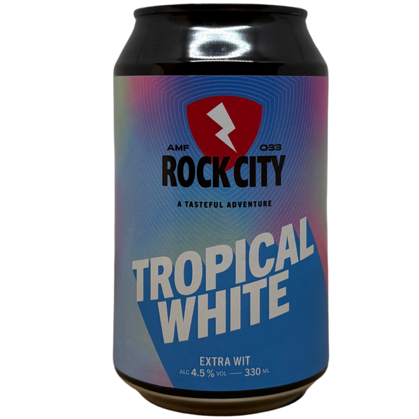 Rock City - Tropical White – witbier van Rock City, 33 cl
