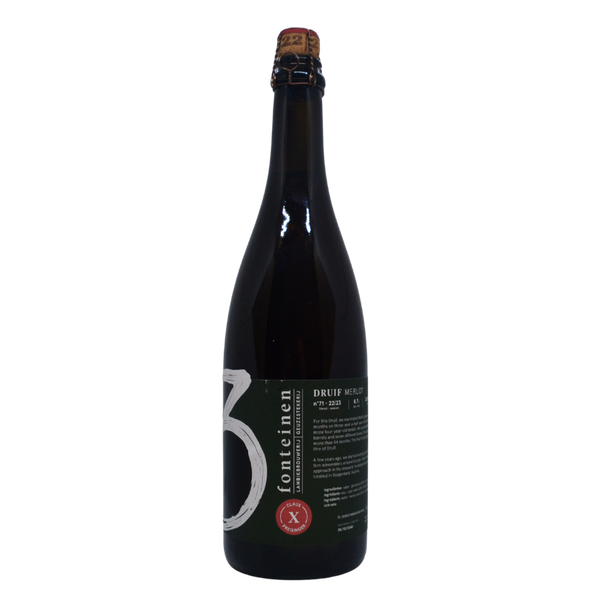 Brouwerij 3 Fonteinen - Claus Preisinger - Merlot (season 22|23) Blend No. 71 – geuze van 3 Fonteinen, fles 75 cl