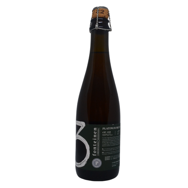 Brouwerij 3 Fonteinen - Oude Geuze Platinum Blend (season 21|22) Blend No. 57 – geuze van 3 Fonteinen, fles 37,5 cl