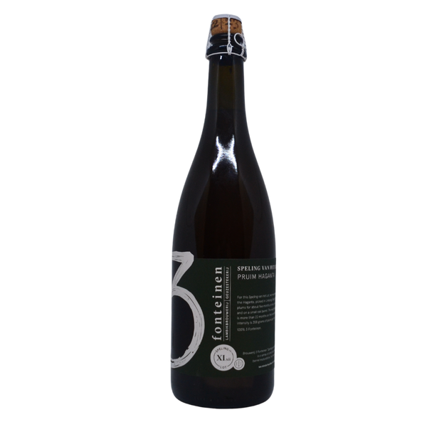 Brouwerij 3 Fonteinen - Speling Van Het Lot XI.xii: Pruim Haganta – geuze van 3 Fonteinen, fles 75 cl
