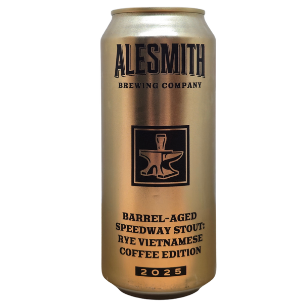 AleSmith - BA Speedway Stout: Rye Vietnamese Coffee (2025) – barrel aged stout van AleSmith, blik 47,3 cl