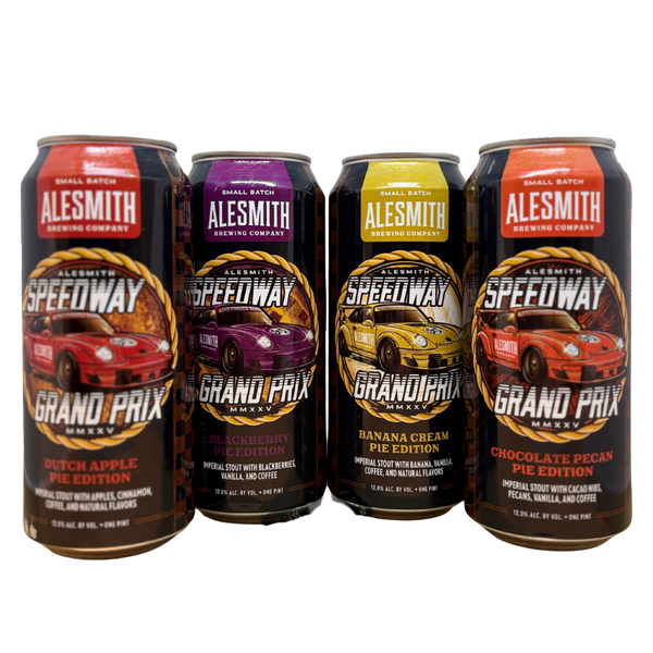 Alesmith Brewing Company - Speedway Stout: Grand Prix on the Road Set (4 blikken) – stout van AleSmith, blik 47,3 cl