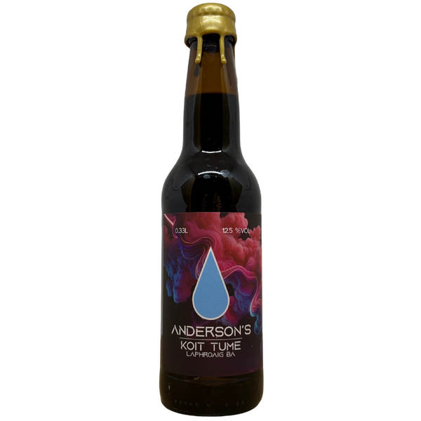 Andersons - Koit Tume (Laphroaig BA) – barrel aged porter van Andersons, 33 cl