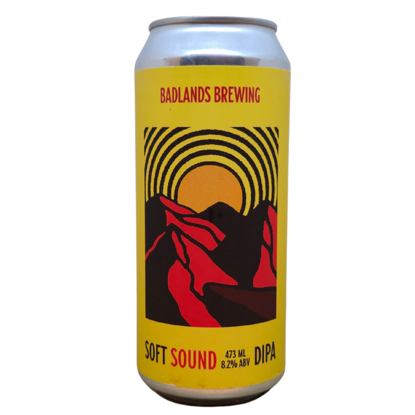 Badlands - Soft Sound (2026) – Double IPA van Badlands, blik 47,3 cl