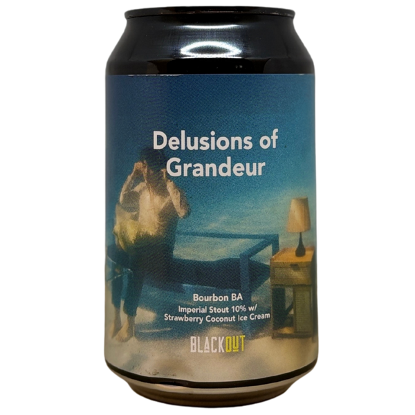 Blackout - Delusions Of Grandeur – barrel aged stout van Blackout, 33 cl