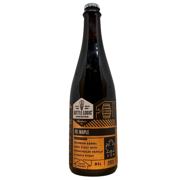 Bottle Logic - Fundamental Observation: Maple (2025) – barrel aged stout van Bottle Logic, 50 cl