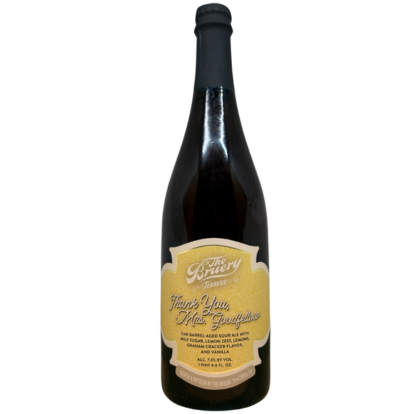 The Bruery Terreux - Thank You, Mrs. Goodfellow – wild ale van The Bruery Terreux, fles 75 cl