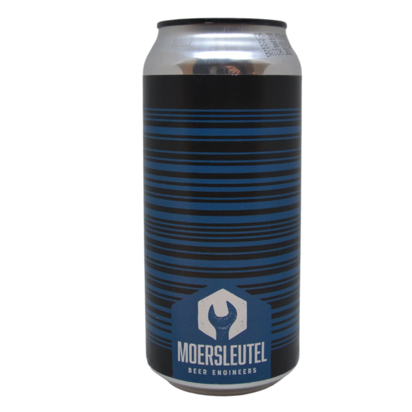 Moersleutel - Barcode: Black & Blue – barrel aged stout van Moersleutel, blik 44 cl