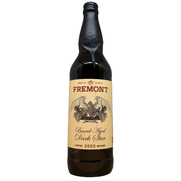 Fremont Brewing - Bourbon Barrel Aged Dark Star (2025) – barrel aged stout van Fremont, fles 65 cl