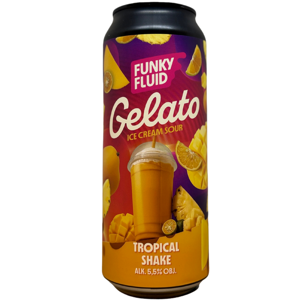 Funky Fluid - Gelato: Tropical Shake – smoothie sour van Funky Fluid, 50 cl