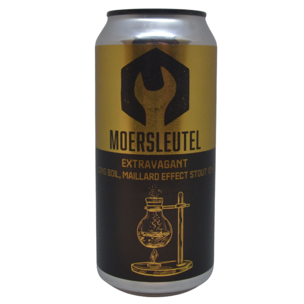 Moersleutel - Extravagant: Long Boil, Maillard Effect Stout – stout van Moersleutel, blik 44 cl