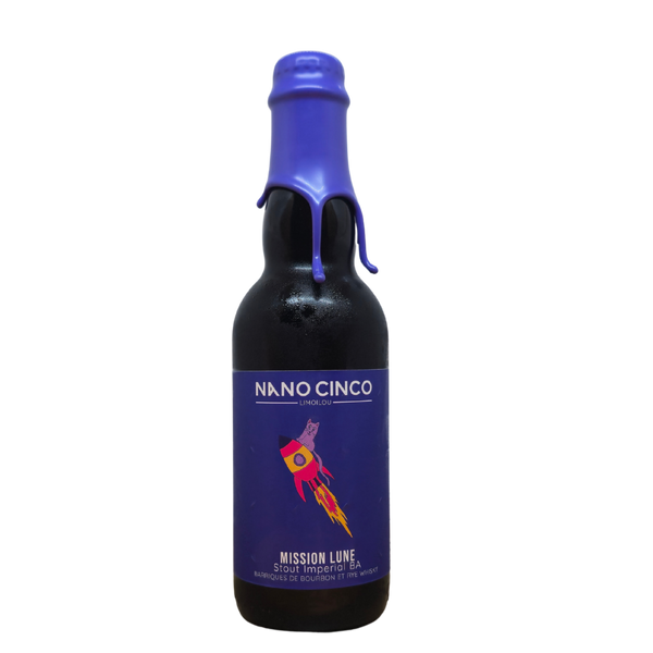 Nano Cinco - Mission Lune – barrel aged stout van Nano Cinco, fles 37,5 cl