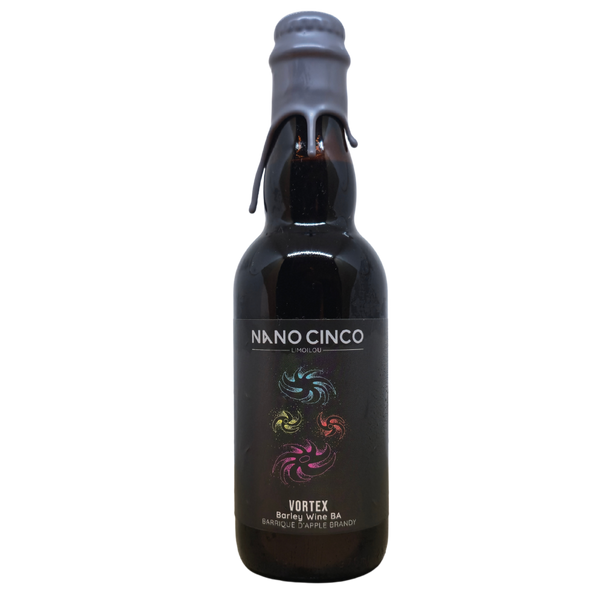 Nano Cinco - Vortex – barrel aged barleywine van Nano Cinco, fles 37,5 cl