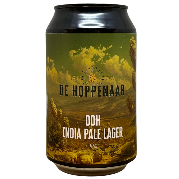 Brouwerij De Hoppenaar - DDH India Pale Lager V4 – India Pale Lager van Brouwerij De Hoppenaar, 33 cl