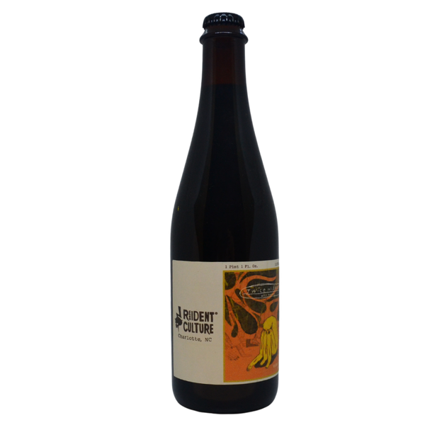 Resident Culture - BBA Twice As Lonely With Banana 2023 – barrel aged stout van Resident Culture, 50 cl