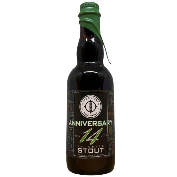 River North - Anniversary 14 – barrel aged stout van River North, fles 37,5 cl