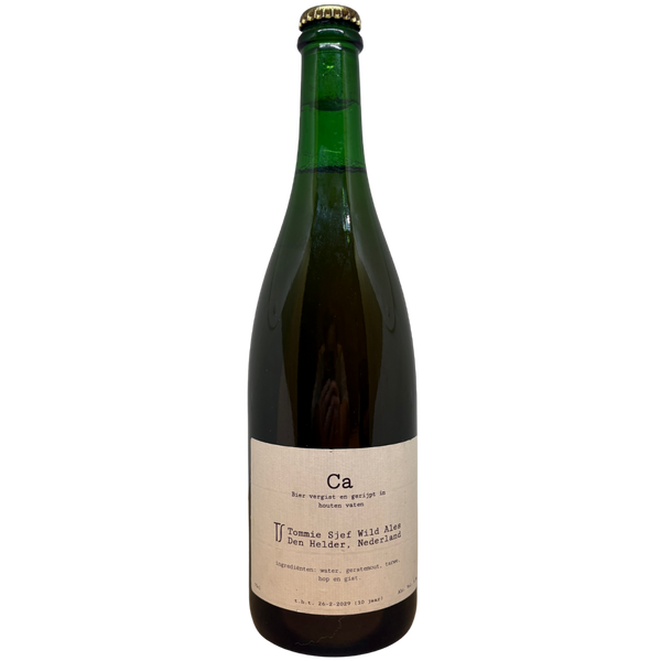 Tommie Sjef - Ca (2019) – barrel aged wild ale van Tommie Sjef, fles 75 cl