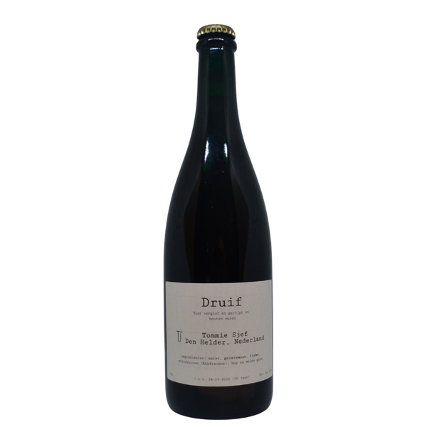 Tommie Sjef - Druif (2022) – wild ale van Tommie Sjef, fles 75 cl