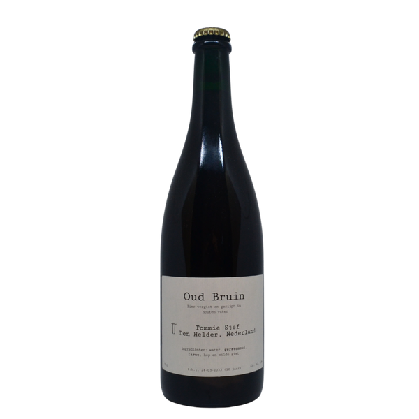 Tommie Sjef - Oud Bruin (2023) – wild ale van Tommie Sjef, fles 75 cl