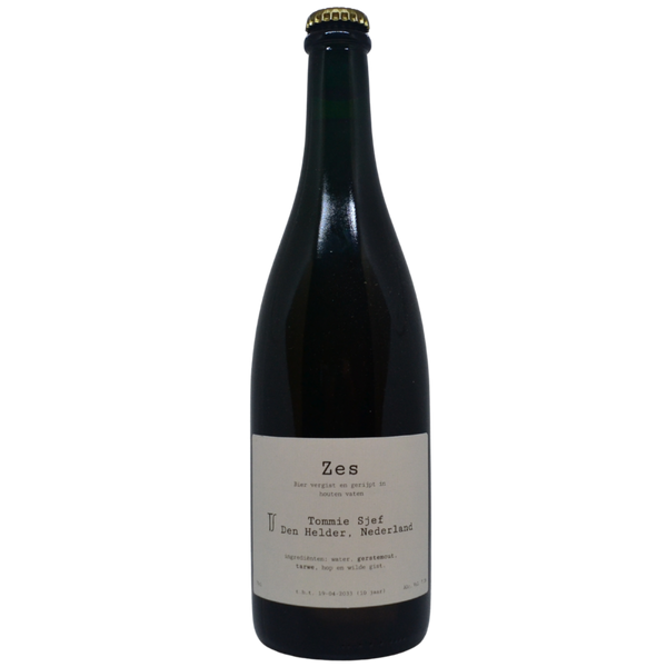Tommie Sjef - Zes (2023) – wild ale van Tommie Sjef, fles 75 cl
