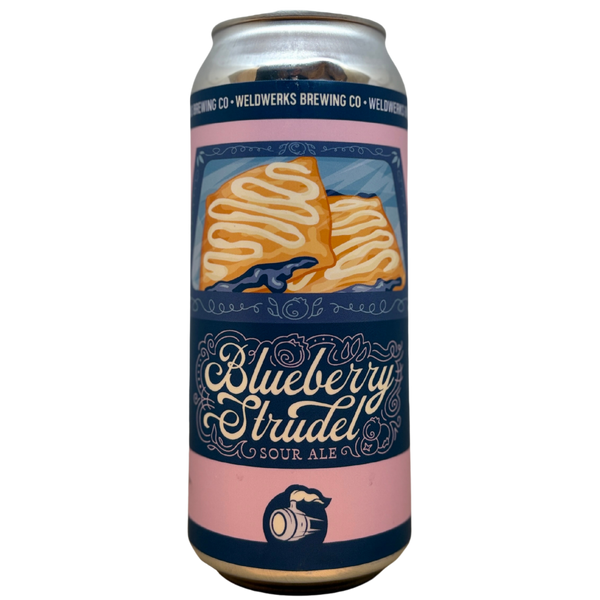 WeldWerks - Blueberry Strudel – smoothie sour van WeldWerks, blik 47,3 cl