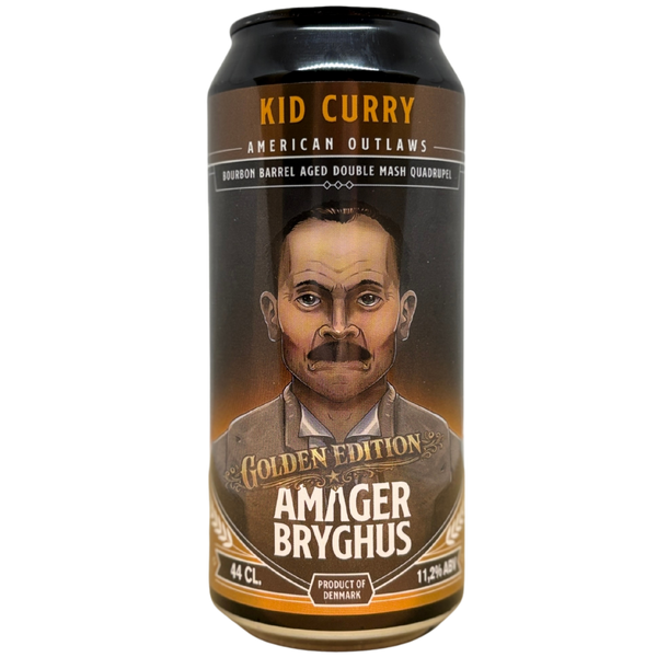 Amager - Kid Curry (Golden Edition) – barrel aged quadrupel van Amager, blik 44 cl