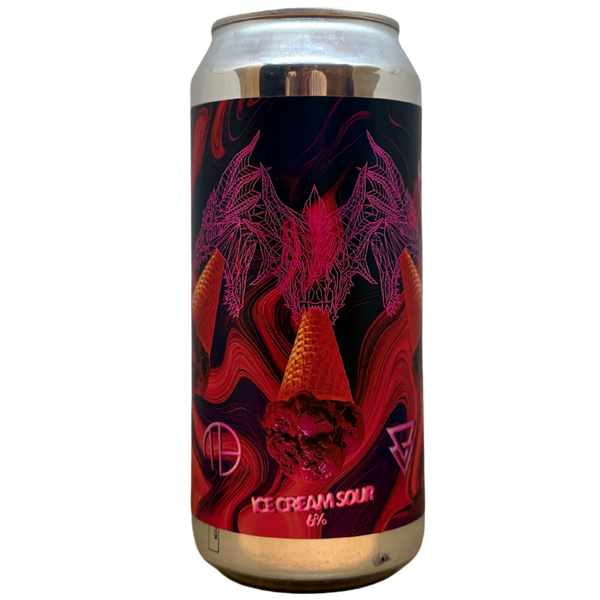 Azvex x Mortalis - Hydra Scoop - Raspberry x Blackberry – smoothie sour van Azvex, blik 44 cl