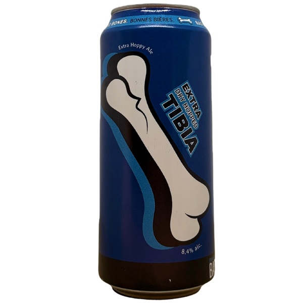 Bad Bones - Extra Dry Hopped Tibia – Double IPA van Bad Bones, blik 47,3 cl