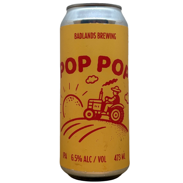 Badlands - Pop Pop – IPA van Badlands, blik 47,3 cl