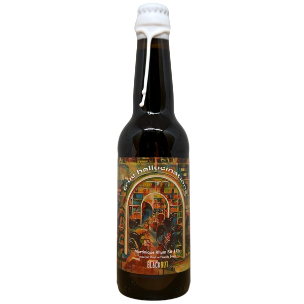Blackout - True Hallucinations - Martinique Rum BA – barrel aged stout van Blackout, 33 cl