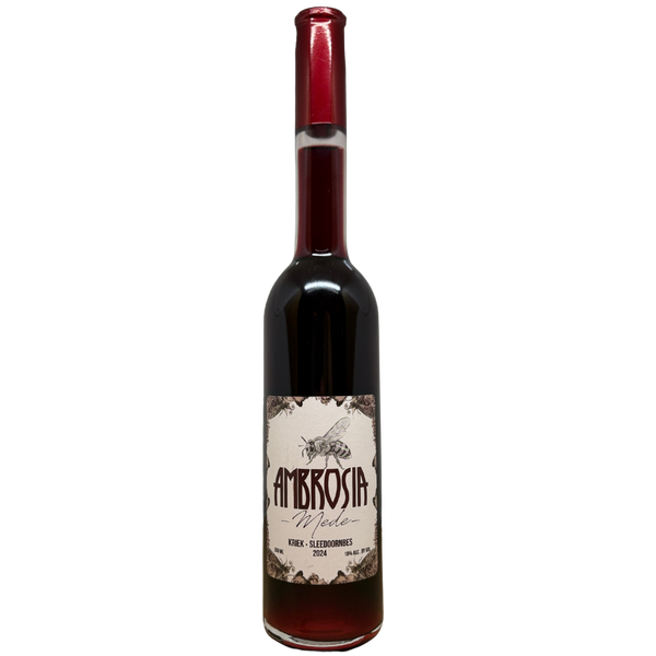 Boerenerf - Ambrosia - Kriek & Sleedoornbes (2024) – mede van Boerenerf, fles 37,5 cl
