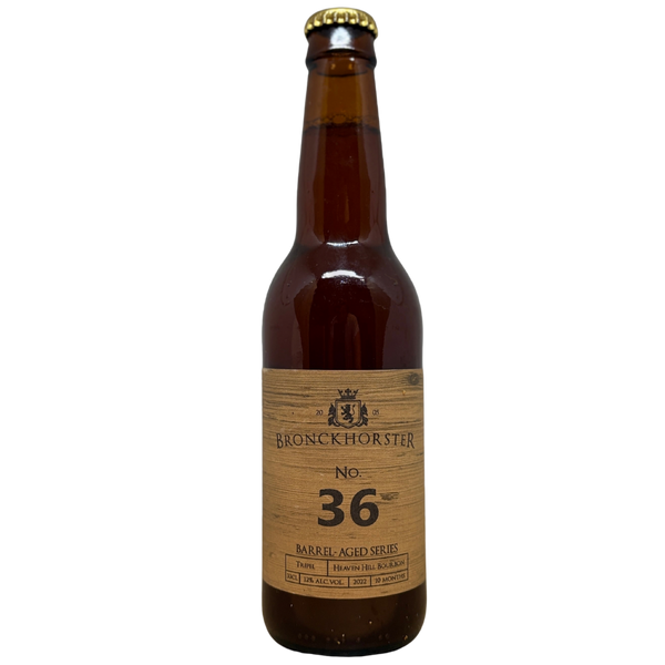 Bronckhorster - Barrel Aged Serie No.36 (Angus Tripel Heavel Hill Barrel Aged) – barrel aged tripel van Bronckhorster, 33 cl