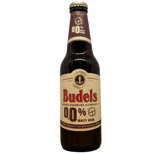 Budelse Brouwerij - Budels 0.0% Malty Dark – alcoholvrij bier van Budelse Brouwerij, 33 cl
