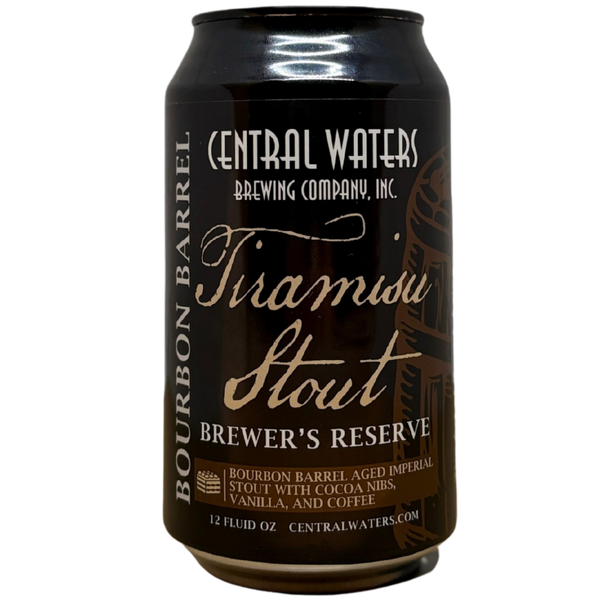 Central Waters - Tiramisu Stout - Brewer's Reserve – stout van Central Waters, blik 35,5 cl