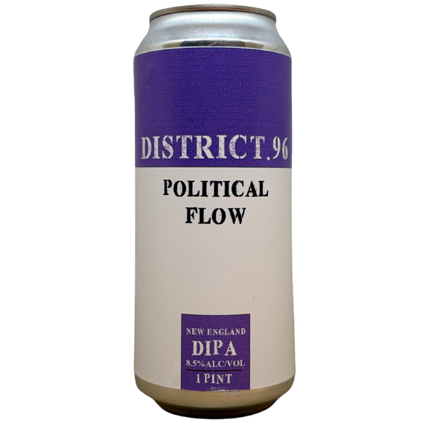 District 96 x Obercreek - Political Flow – Double IPA van District 96, blik 47,3 cl