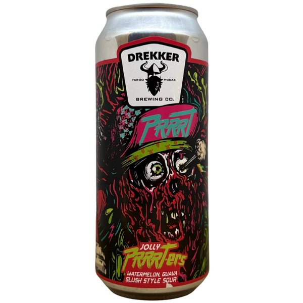 Drekker - Jolly PRRRTers - Watermelon Guava – smoothie sour van Drekker, blik 47,3 cl