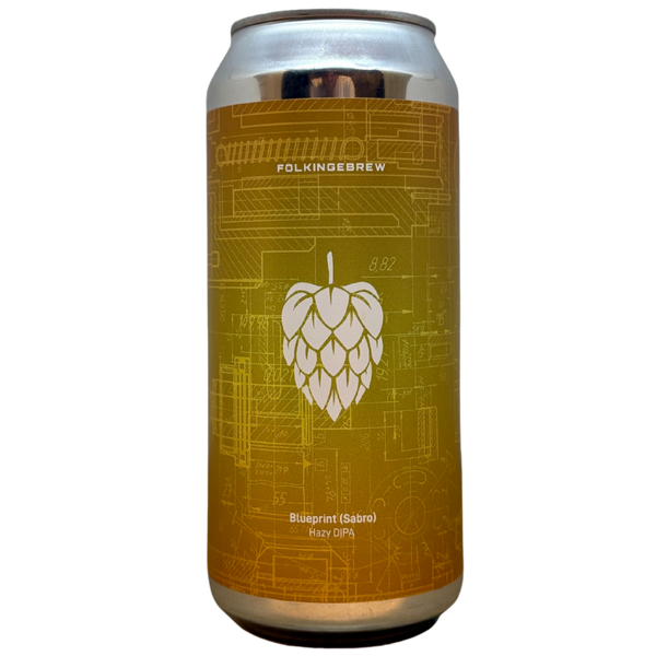 Folkingebrew - Blueprint (Sabro) – Double IPA van Folkingebrew, blik 44 cl