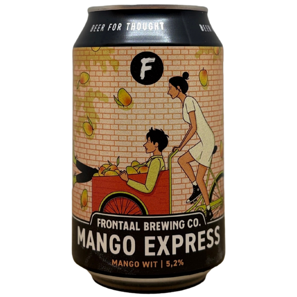 Frontaal - Mango Express – witbier van Frontaal, 33 cl