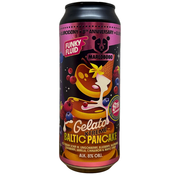 Funky Fluid x Marlobobo - Gelato Xtreme: Baltic Pancake – smoothie sour van Funky Fluid, 50 cl