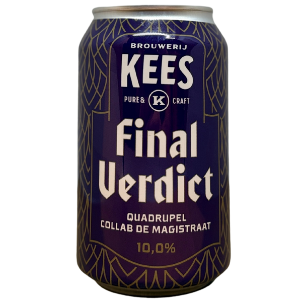 Kees x De Magistraat - Final Verdict – quadrupel van Kees, blik 44 cl