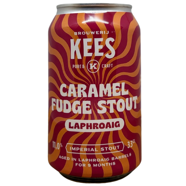 Kees - Caramel Fudge Stout (2026) - Laphroaig Edition – stout van Kees, 33 cl