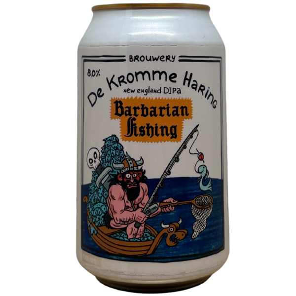 Kromme Haring - Barbarian Fishing Superdelic / Columbus – Double IPA van Kromme Haring, 33 cl