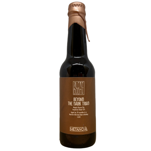 Metanoia x Klere Boght - Beyond The Dark Triad - Heaven Hill BA – barrel aged stout van Metanoia, 33 cl