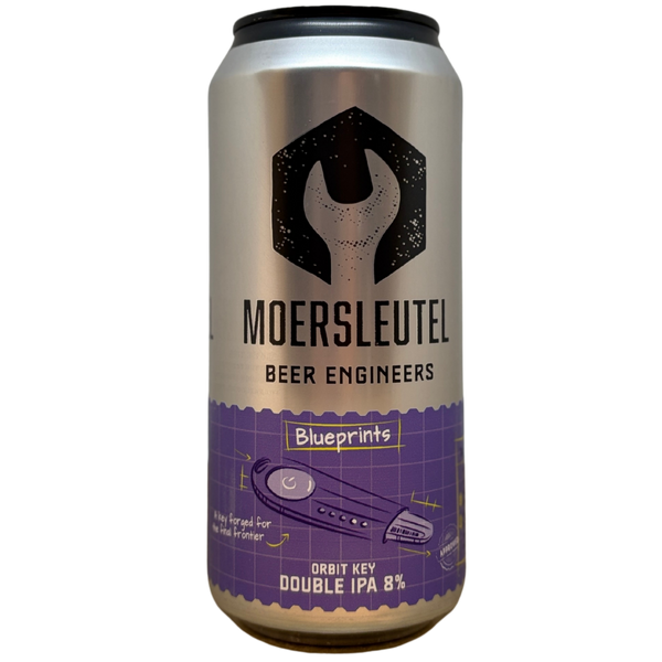 Moersleutel - Blueprints: Orbit Key – Double IPA van Moersleutel, blik 44 cl