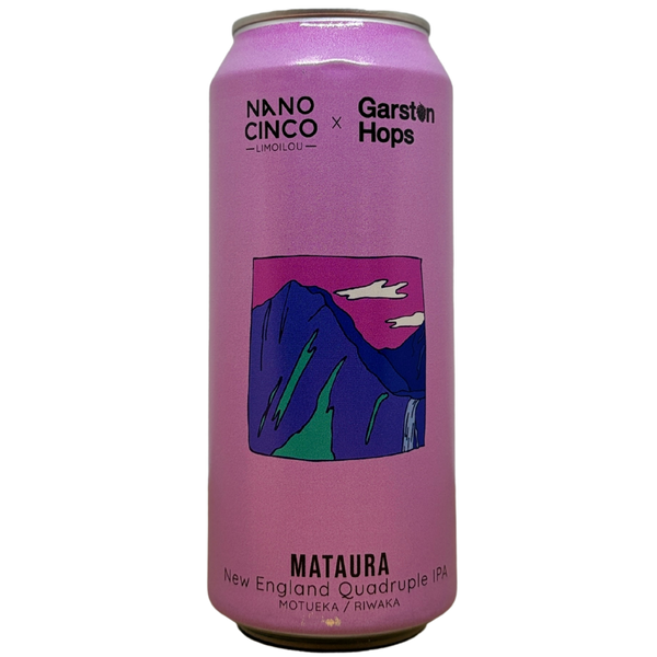 Nano Cinco - Mataura – Quadruple IPA van Nano Cinco, blik 47,3 cl