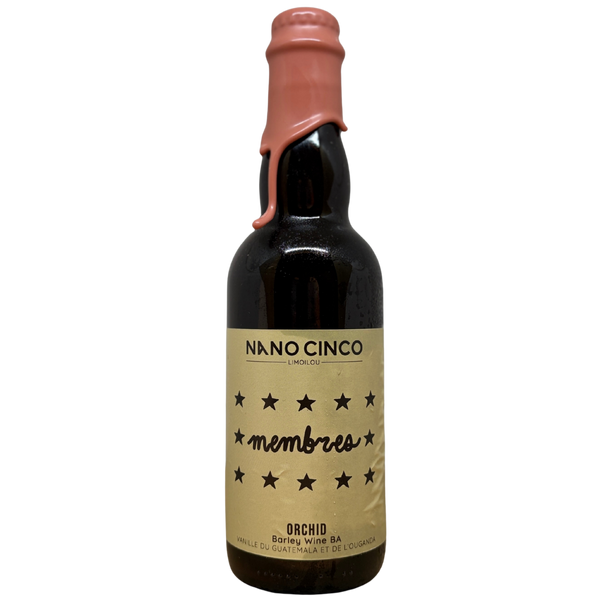 Nano Cinco - Orchid – barrel aged barleywine van Nano Cinco, fles 37,5 cl