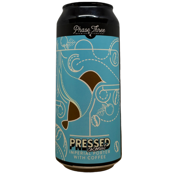 Phase Three - Pressed - Coconut – porter van Phase Three, blik 47,3 cl