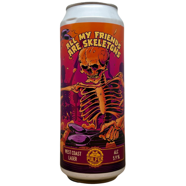 Pulfer - All My Friends Are Skeletons – India Pale Lager van Pulfer, 50 cl