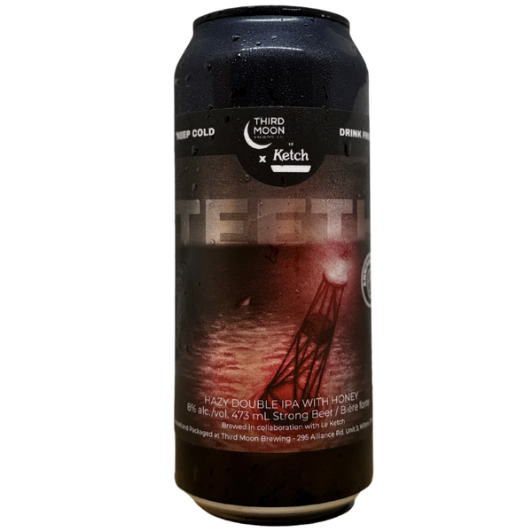 Third Moon x Le Ketch - Teeth – Double IPA van Third Moon, blik 47,3 cl
